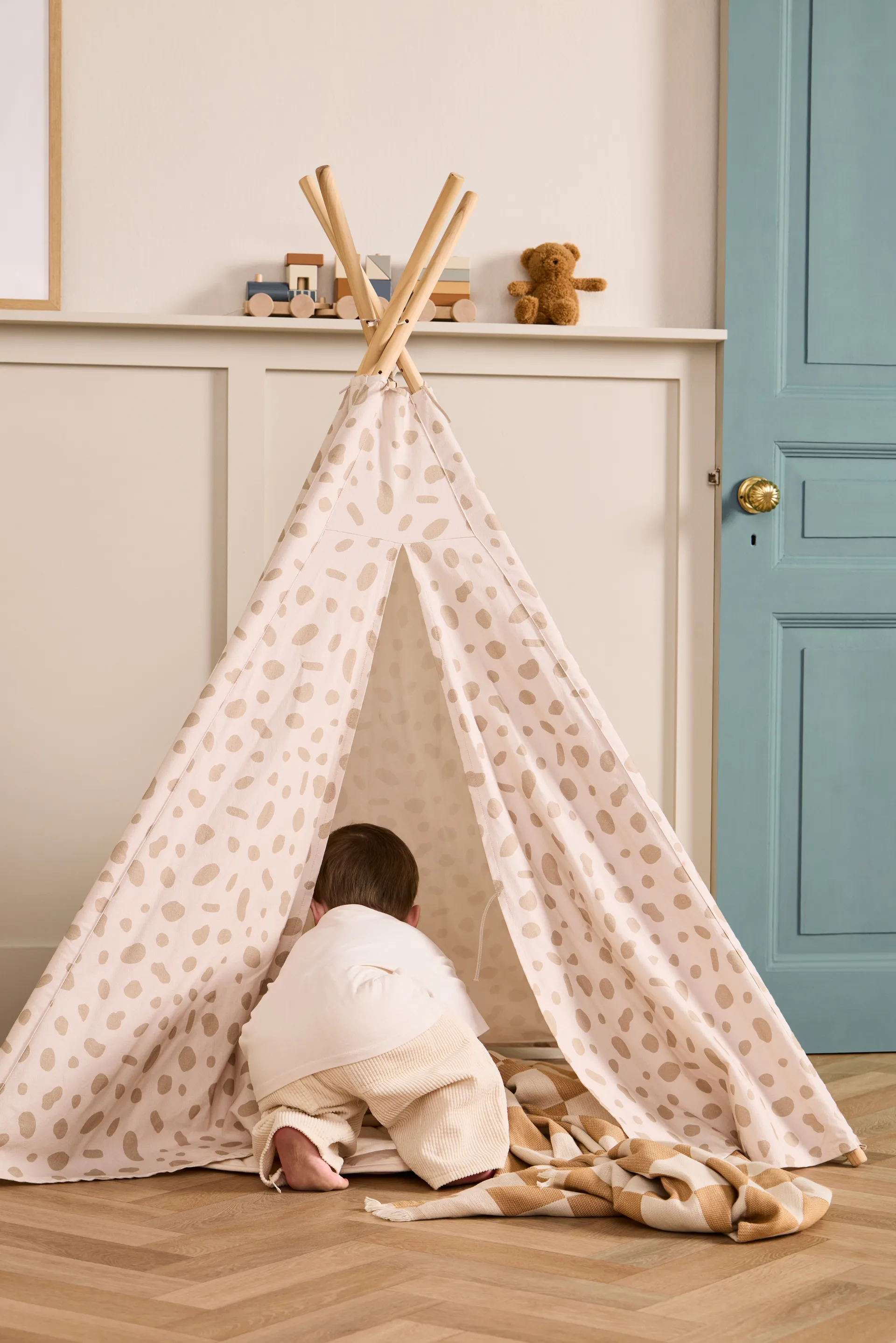 Kid's Base teepee 100x95x140 cm, Dotted Kid's Concept