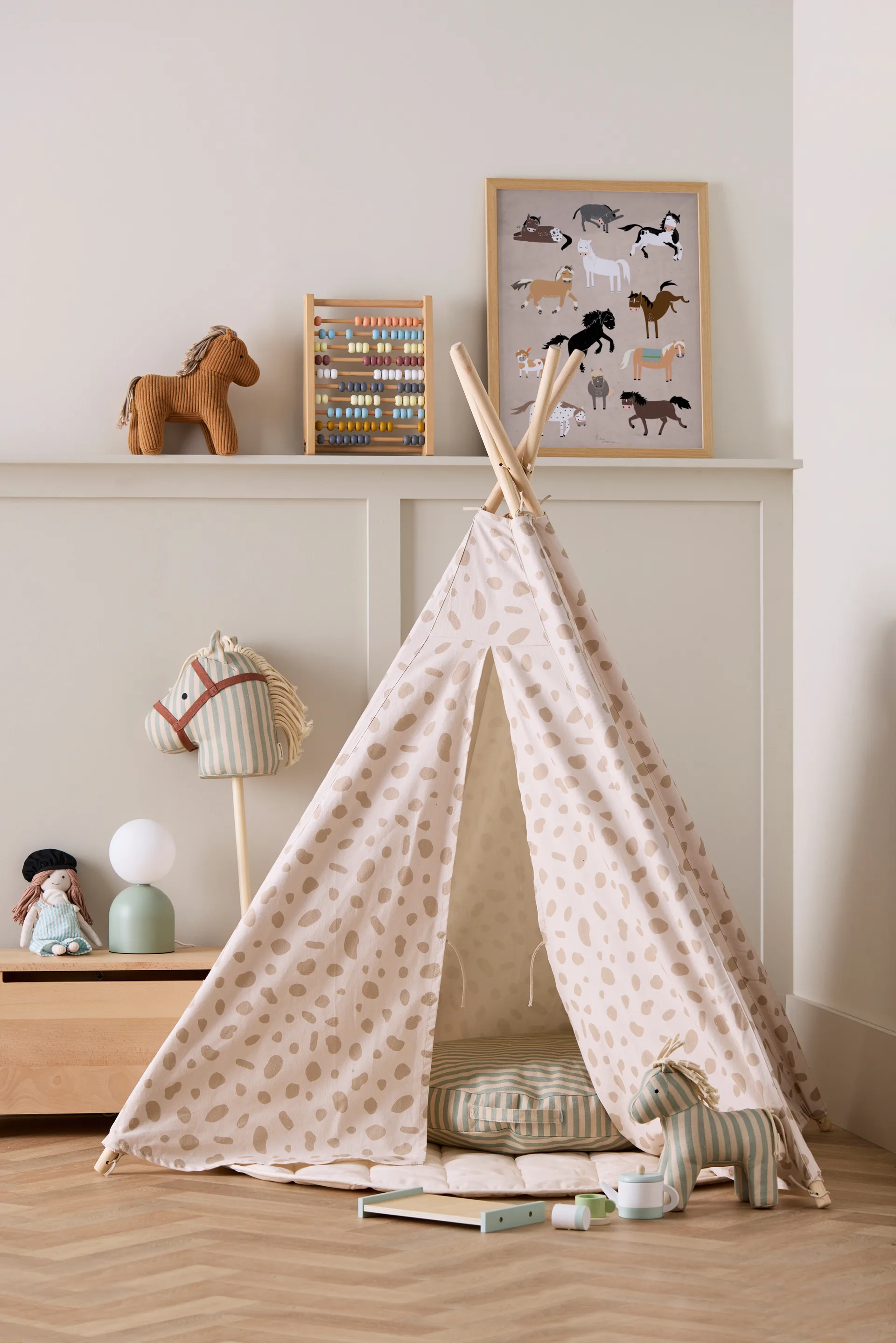Kid's Base teepee 100x95x140 cm, Dotted Kid's Concept
