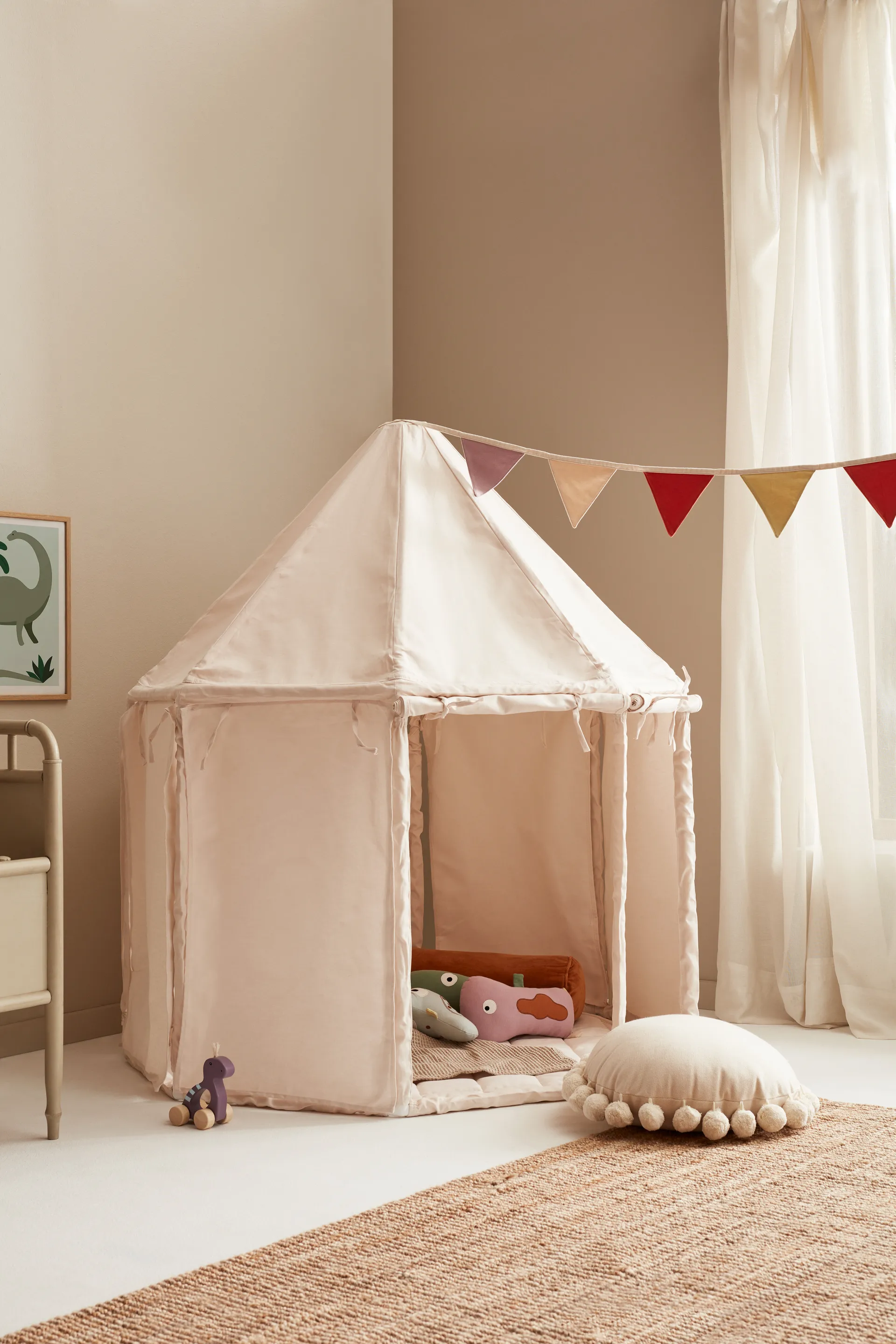 Kid's Base 马戏团帐篷, 自然白色 Kid's Concept