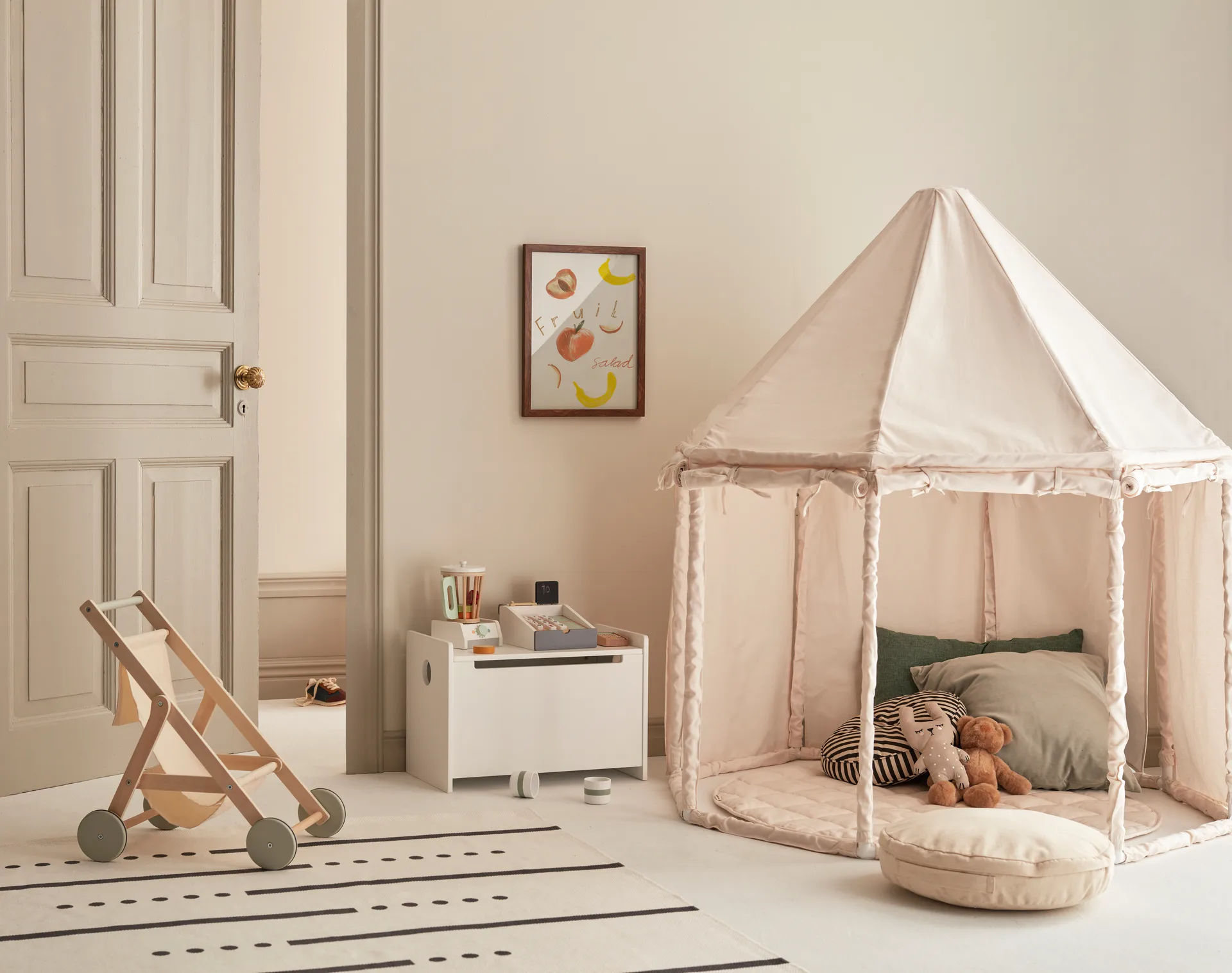 Kid's Base 马戏团帐篷, 自然白色 Kid's Concept