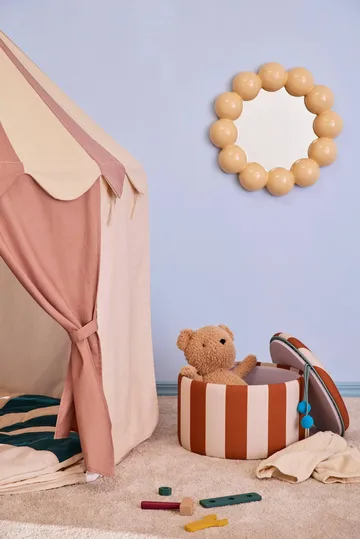 Kid's Base 马戏团帐篷 - 条纹 棕色 - Kid's Concept