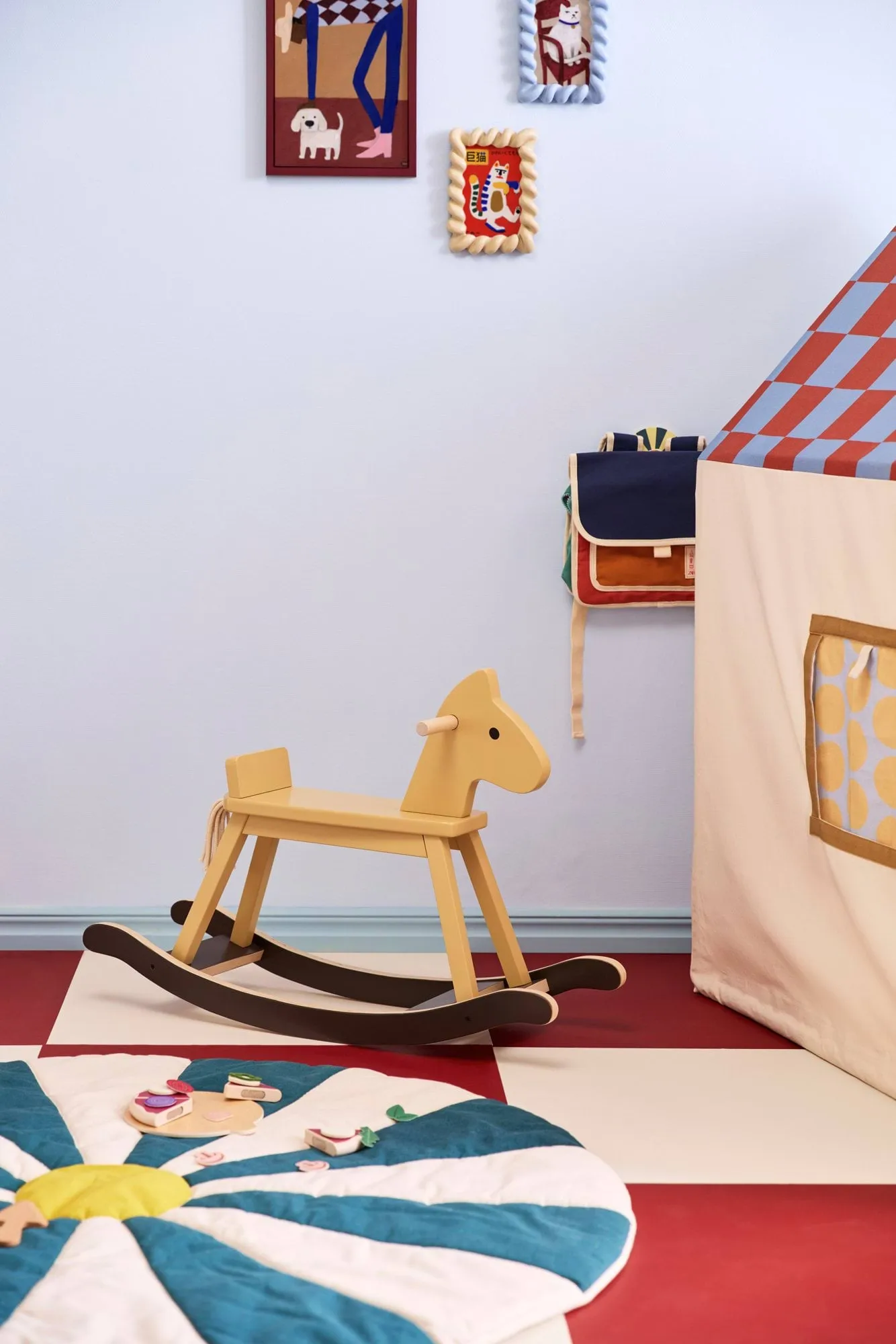 Kid's Concept 品牌摇摇马, 蜂蜜黄 Kid's Concept