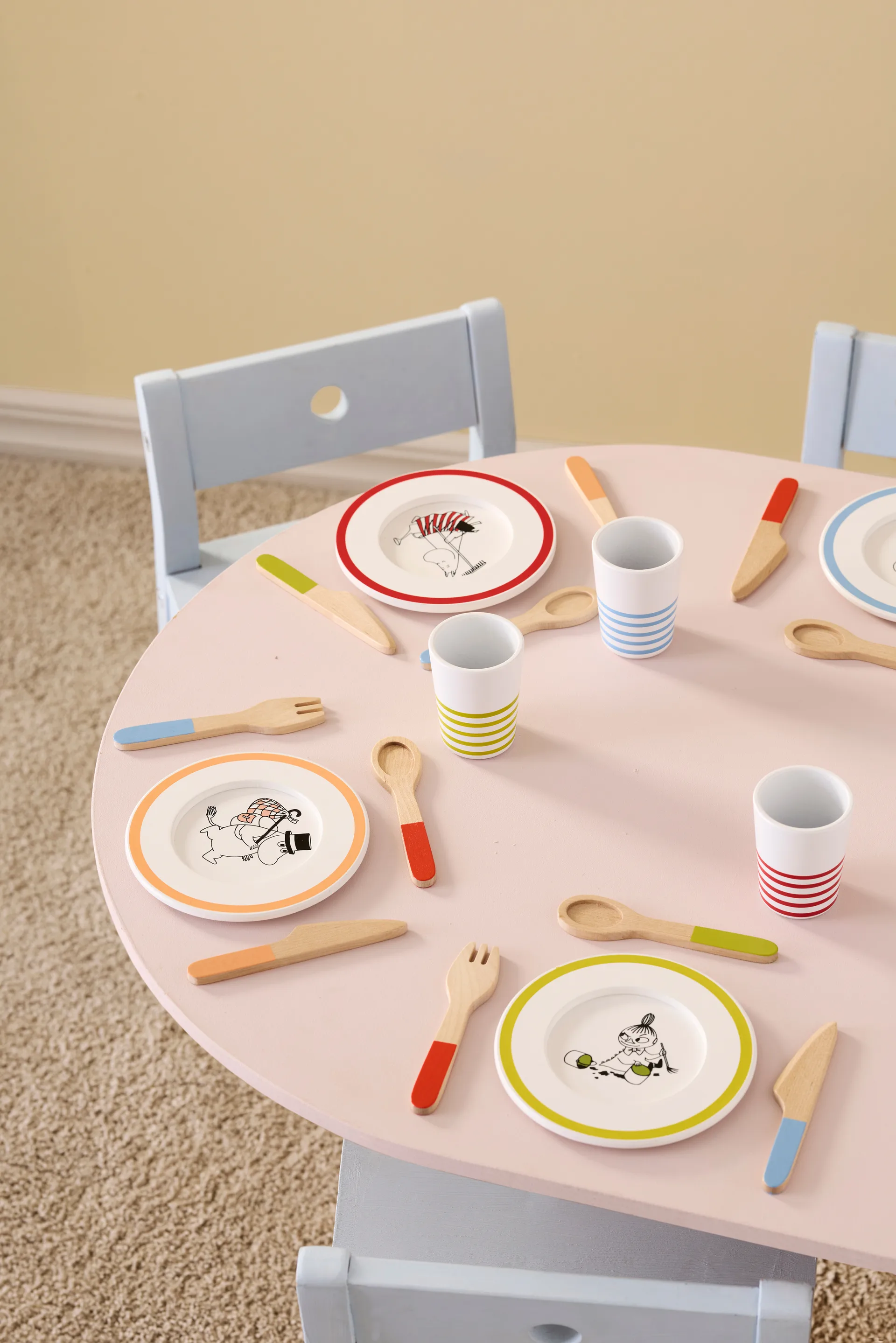 Moomin姆明卡通图案餐具套装, 16件装 Kid's Concept