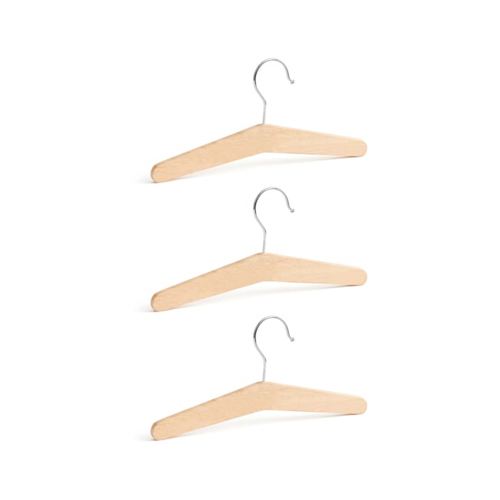 Saga blonde hangers 三件套装 - Beech - Kid's Concept