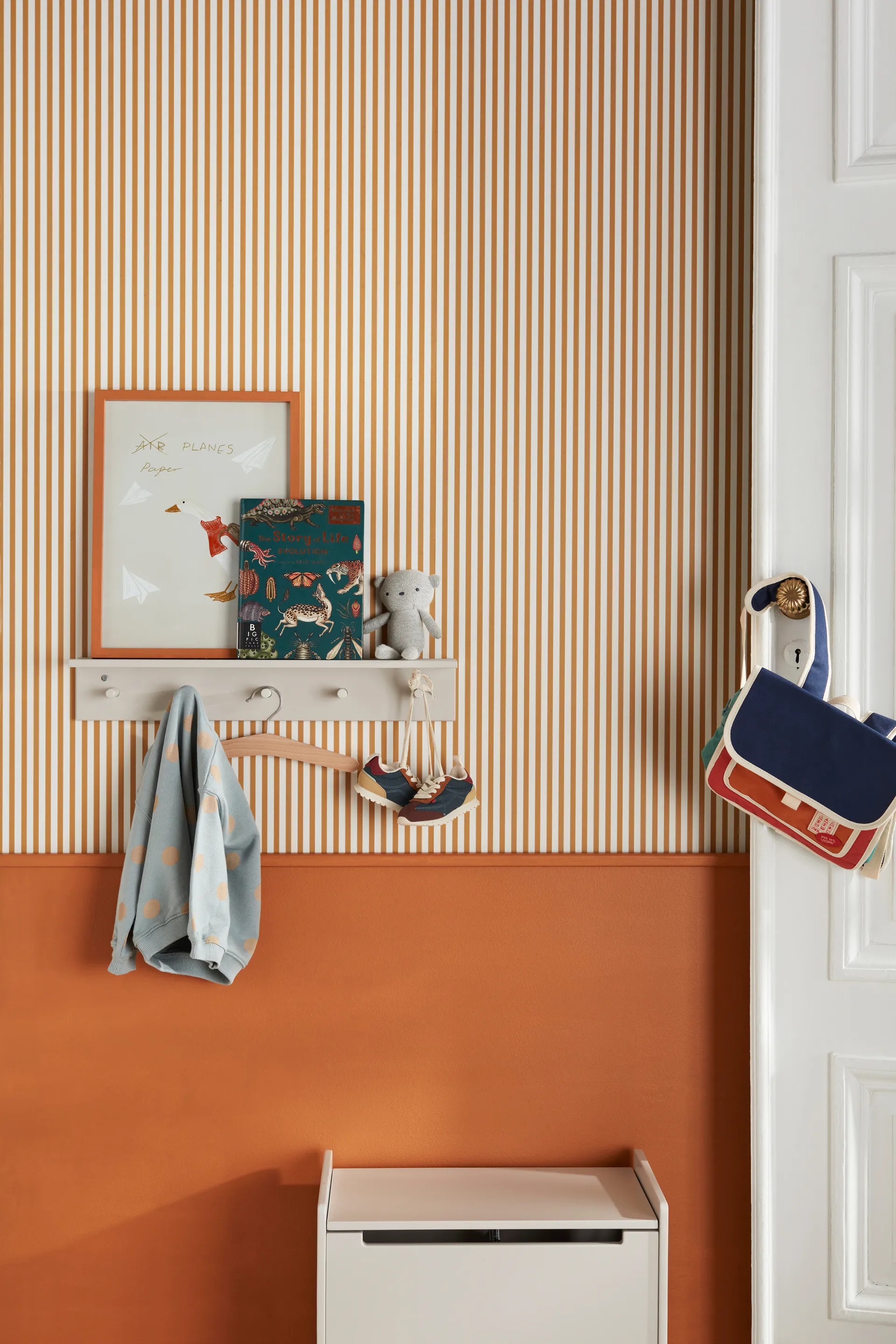 Star 架子 with hooks, 灰色 Kid's Concept