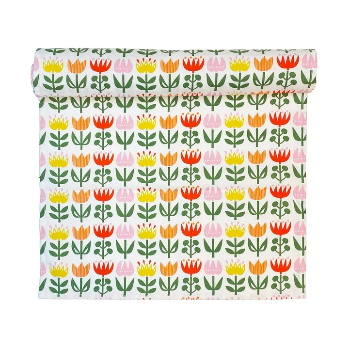 郁金香桌旗 45x150cm - 多色混色 - Klippan Yllefabrik