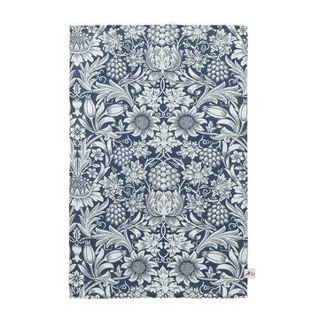 向日葵厨房巾 46x70cm - 深牛仔蓝色 - Klippan Yllefabrik