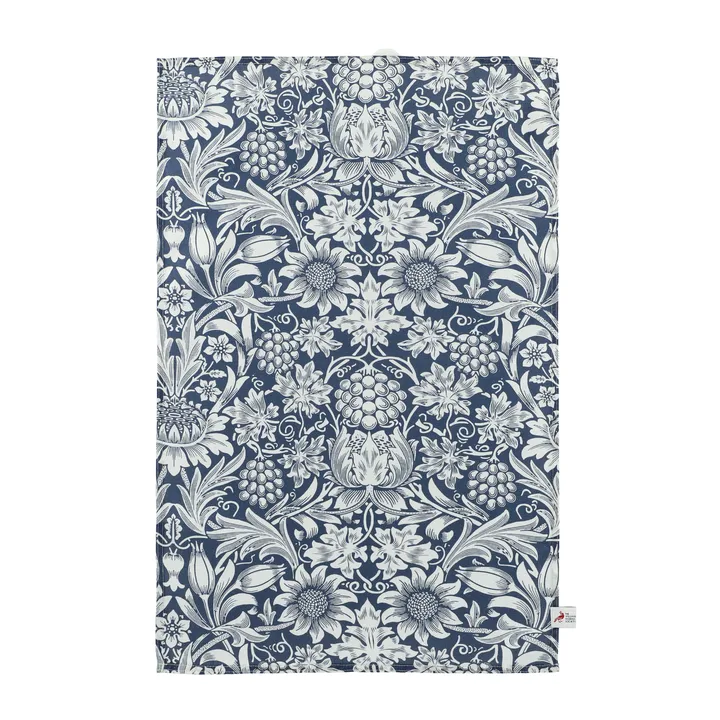 向日葵厨房巾 46x70cm - 深牛仔蓝色 - Klippan Yllefabrik