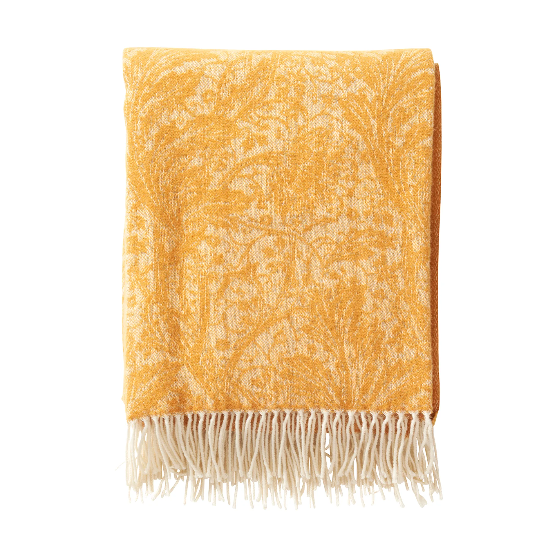Arcadia 毯子 130x180 cm, Mustard Klippan Yllefabrik