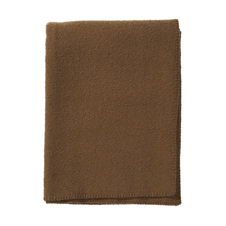 Bouclé 羊毛 毯子 140x200 cm - Mocha mousse - Klippan Yllefabrik