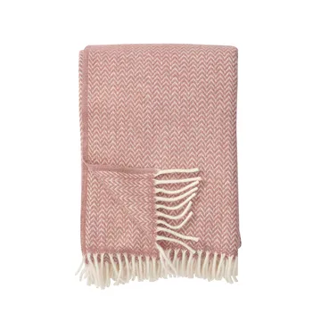 Chevron 羊毛毯子 - Nude - Klippan Yllefabrik