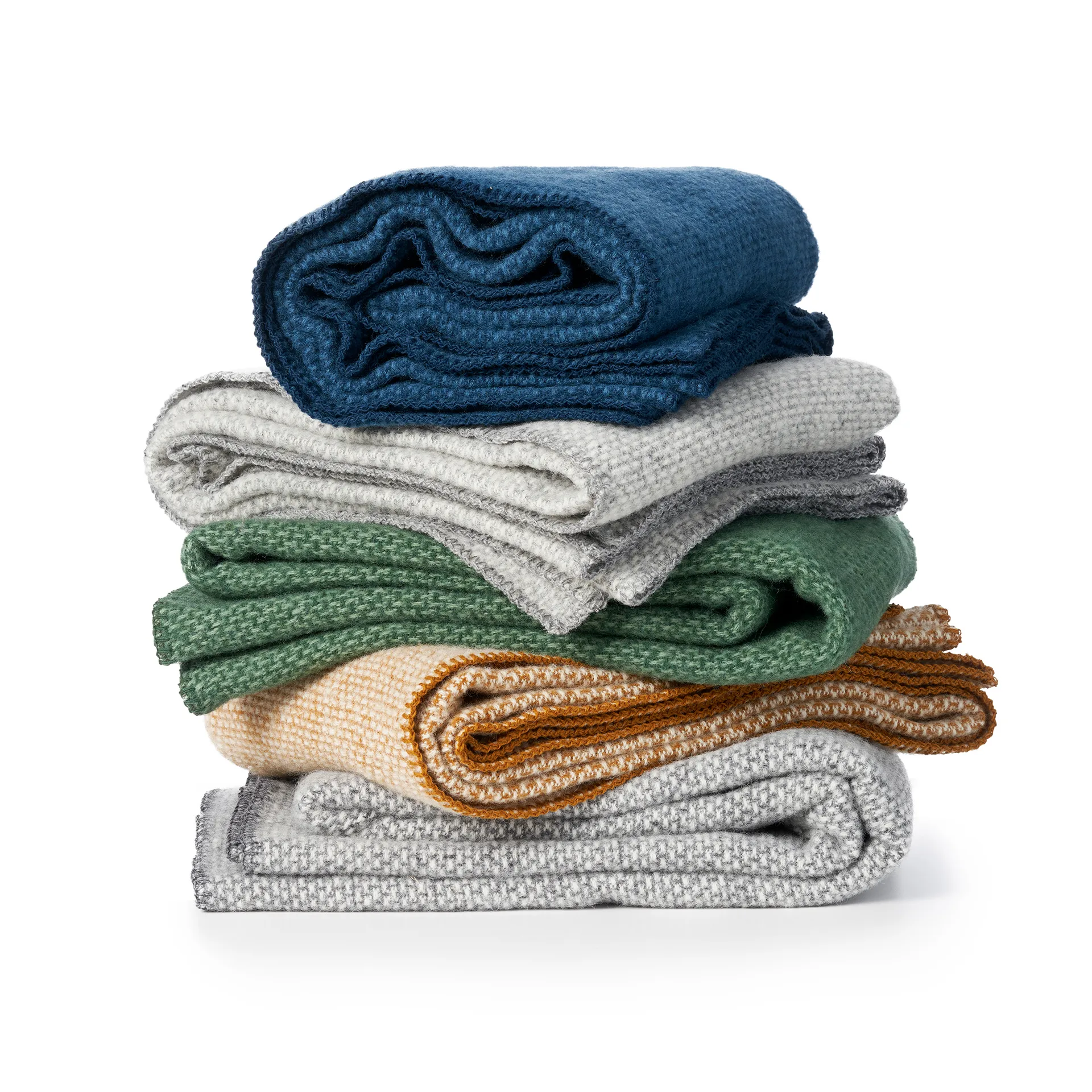 Domino 羊毛毯子, Crème caramel Klippan Yllefabrik