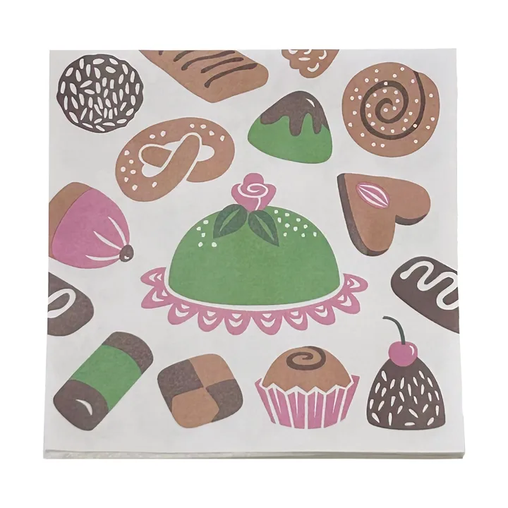 Fika 餐巾纸20包装 - 33x33cm - Klippan Yllefabrik