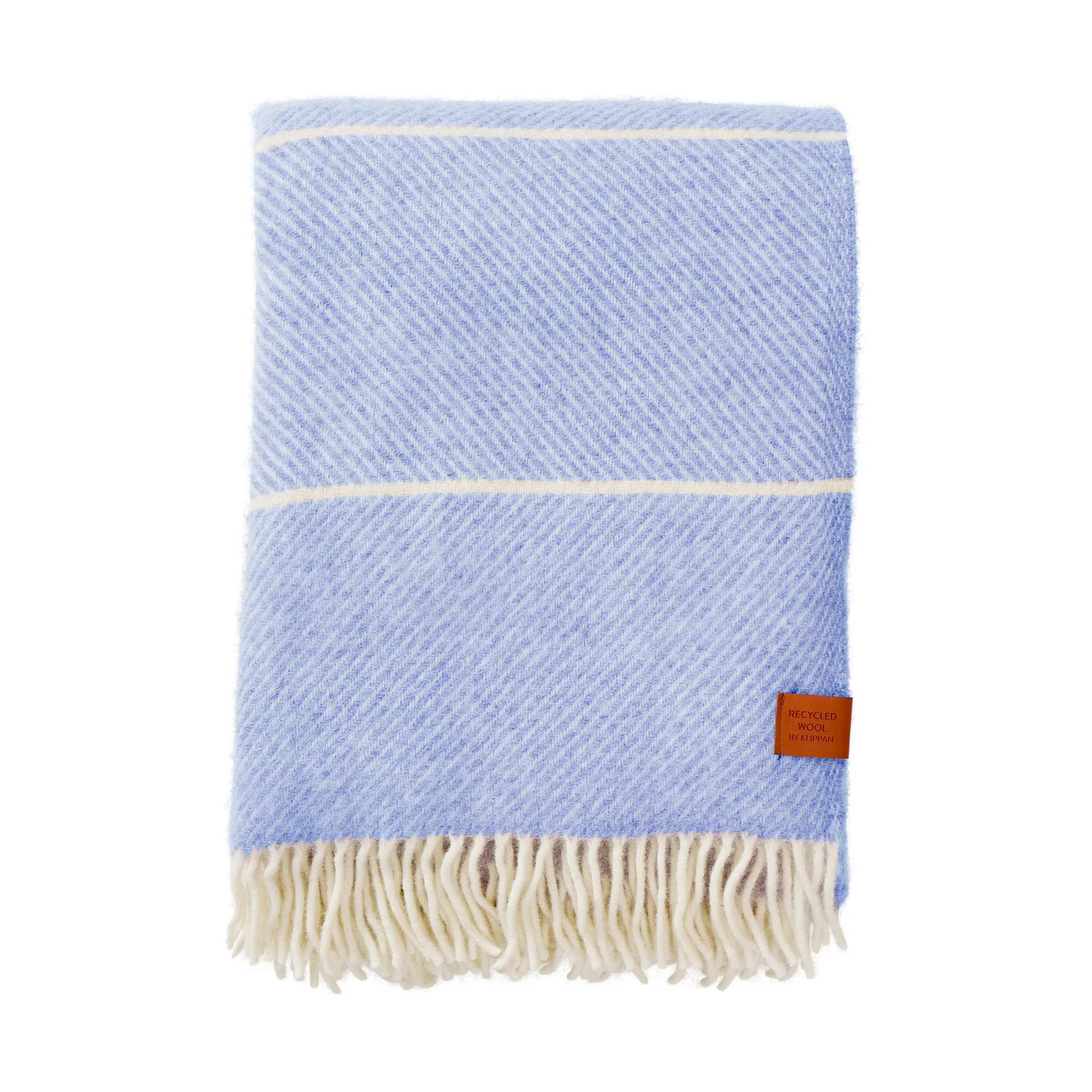 Frank 羊毛 毯子 130x200 cm, Infinity 蓝色 Klippan Yllefabrik