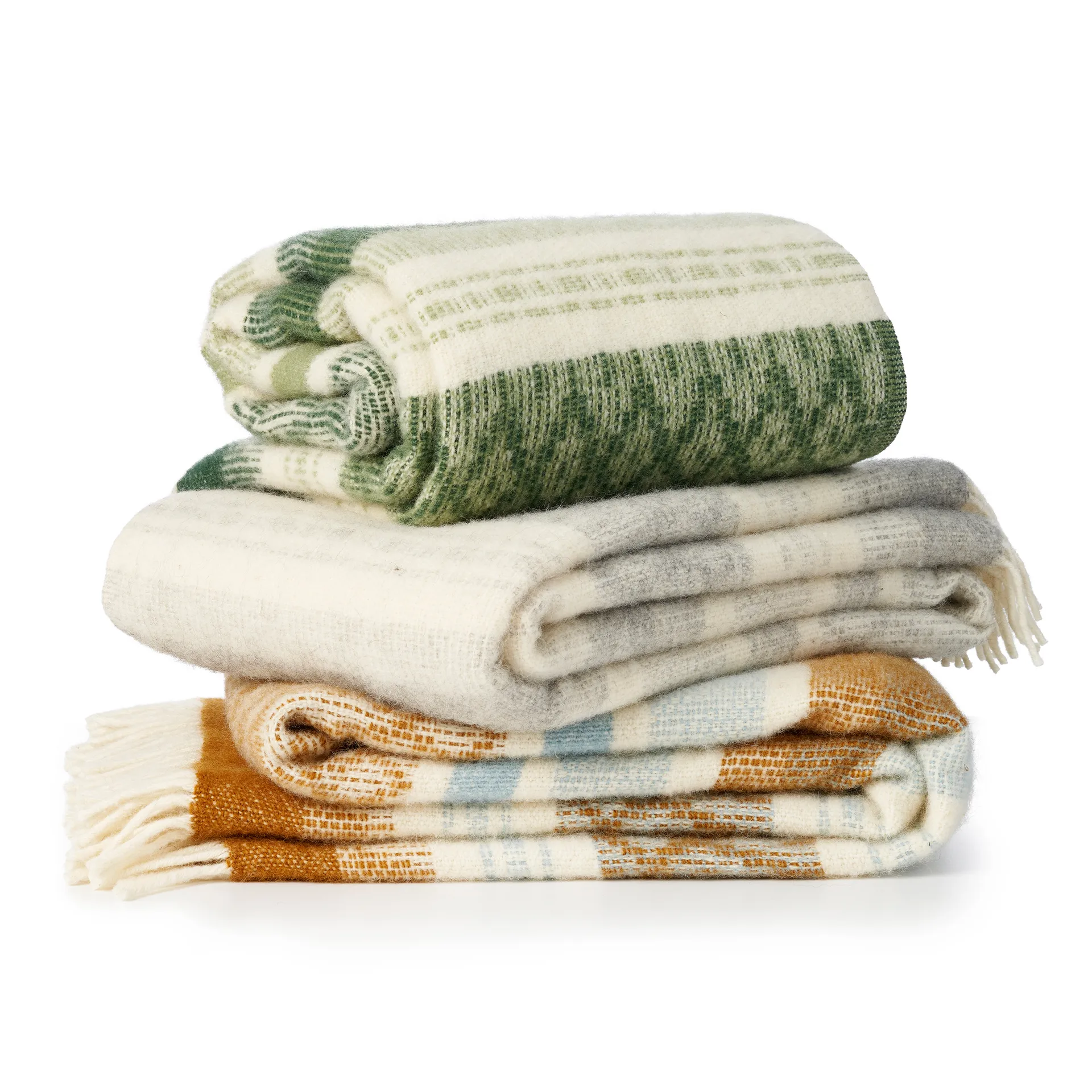 Freja 羊毛毯子, Wood Klippan Yllefabrik