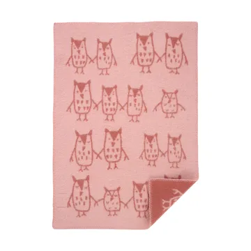 Hand in hand 儿童毯 65x90 cm - 玫瑰色 褐色 - Klippan Yllefabrik