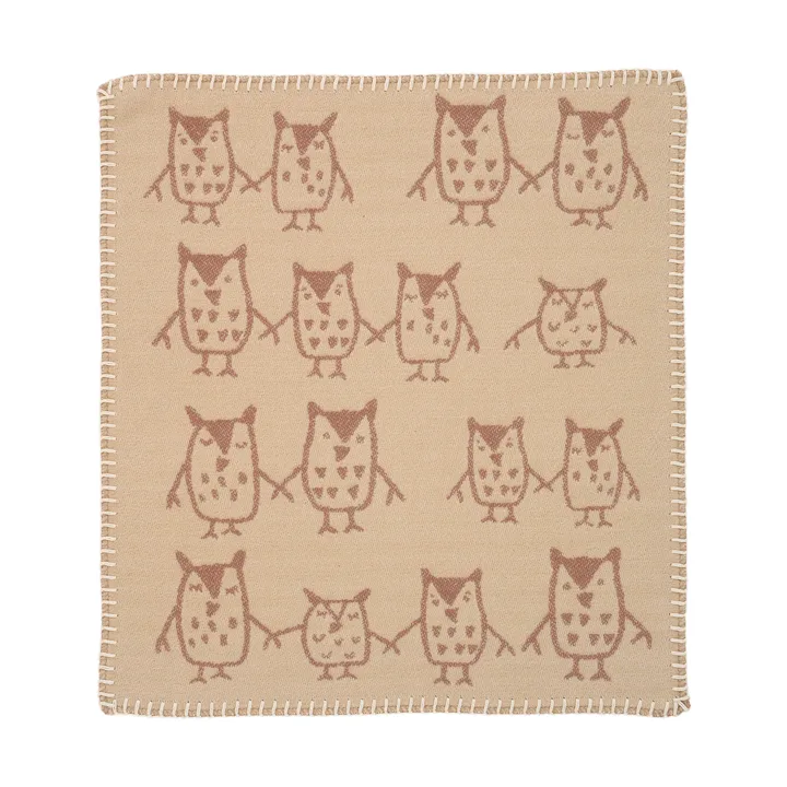 Hand in hand comforter 34x40 cm - 灰褐色 - Klippan Yllefabrik