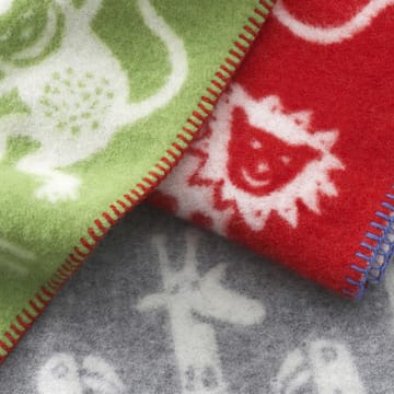 Jungle 羊毛毯 - 灰色 - Klippan Yllefabrik