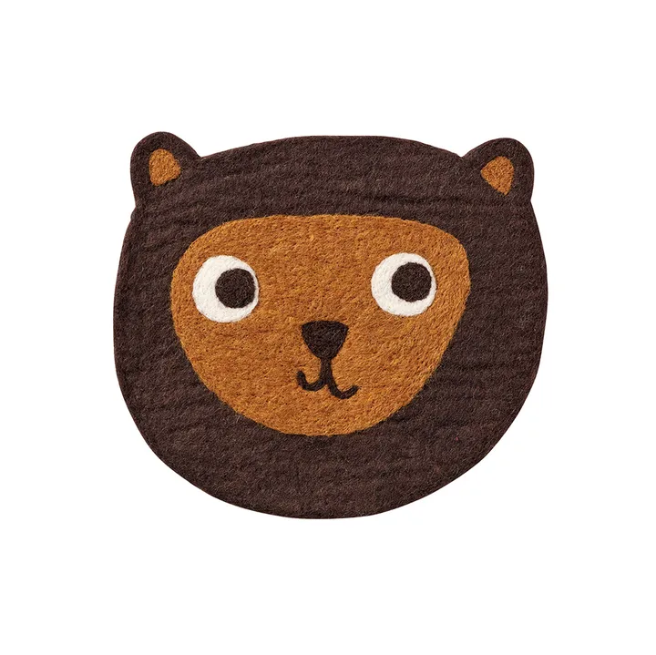 Little Bear 座垫 - 棕色 - Klippan Yllefabrik