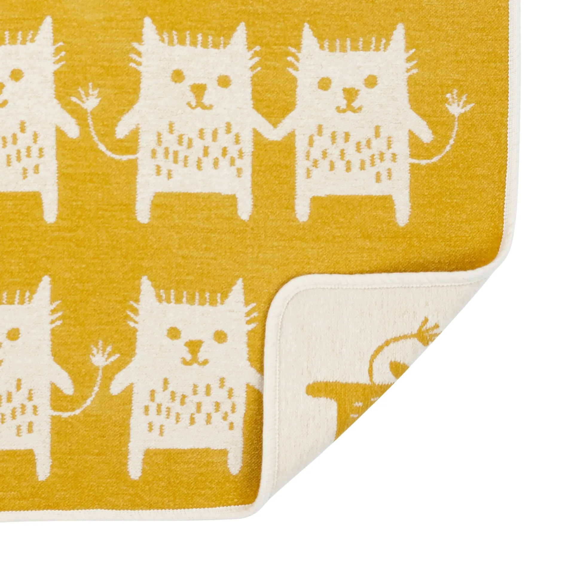 Little me chenille 毯子, 黄色 Klippan Yllefabrik