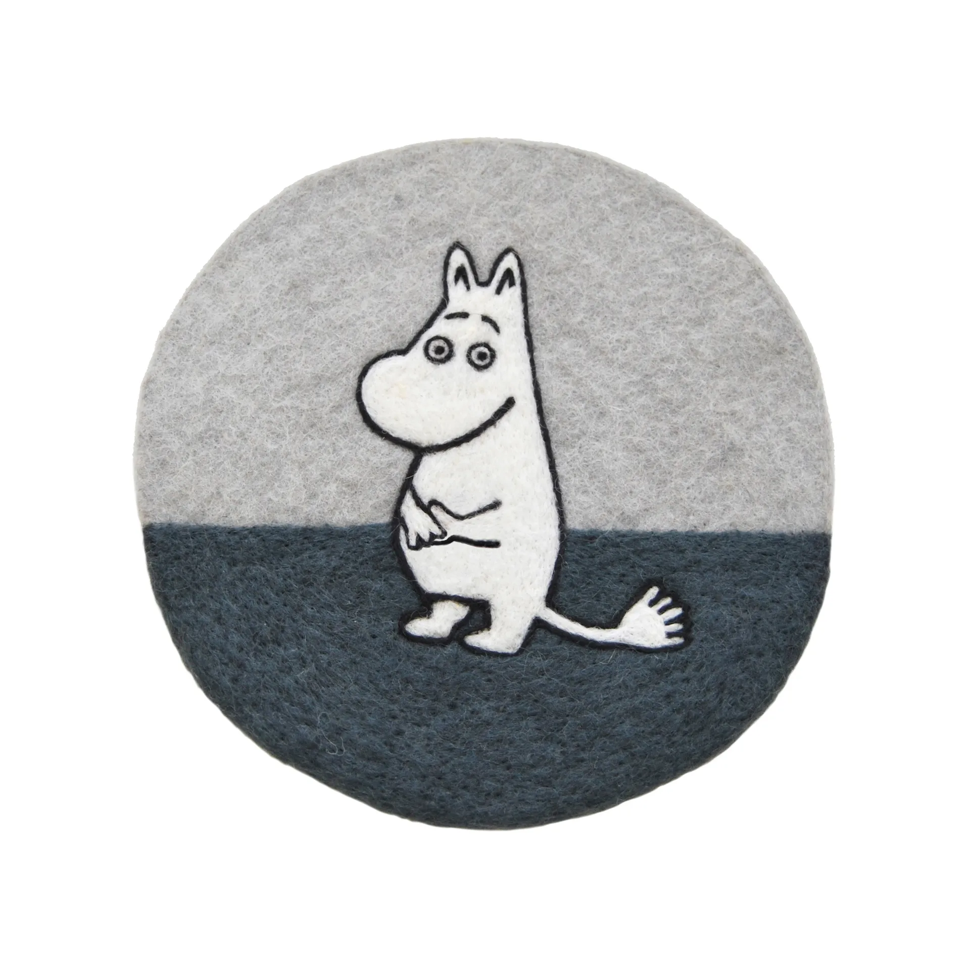 Moomin trivet Ø21 cm, 灰色 Klippan Yllefabrik