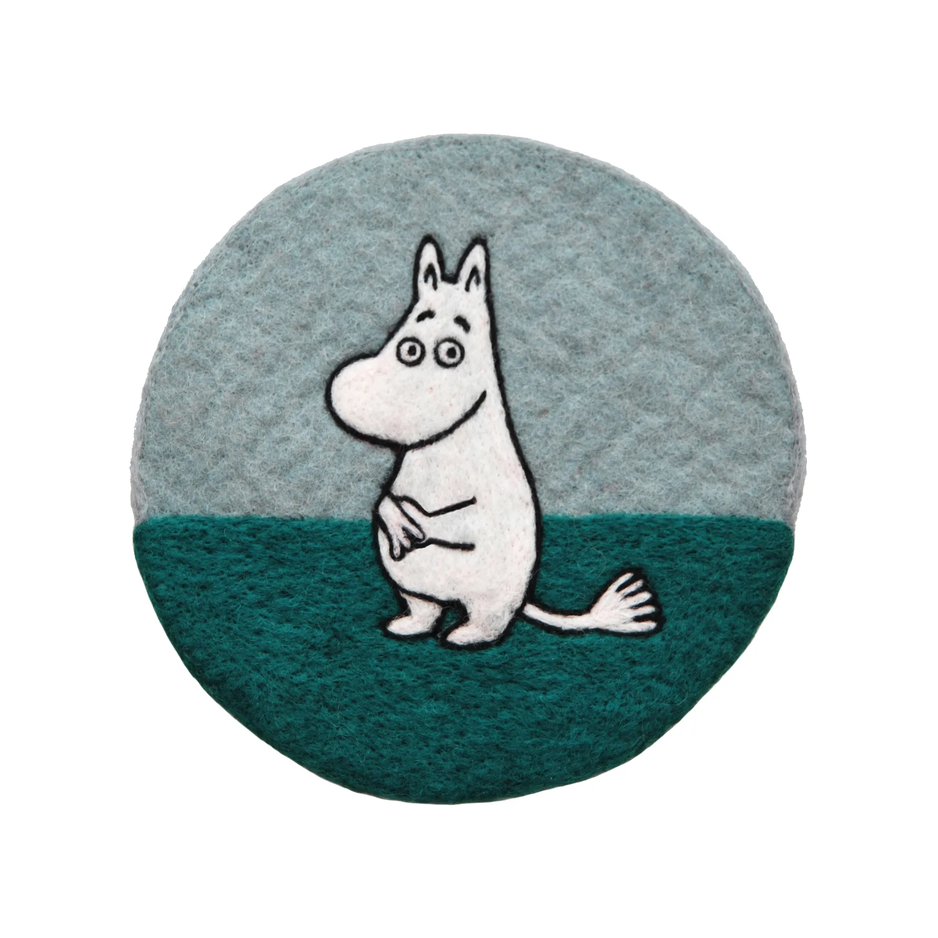 Moomin trivet Ø21 cm, 蓝色 Klippan Yllefabrik