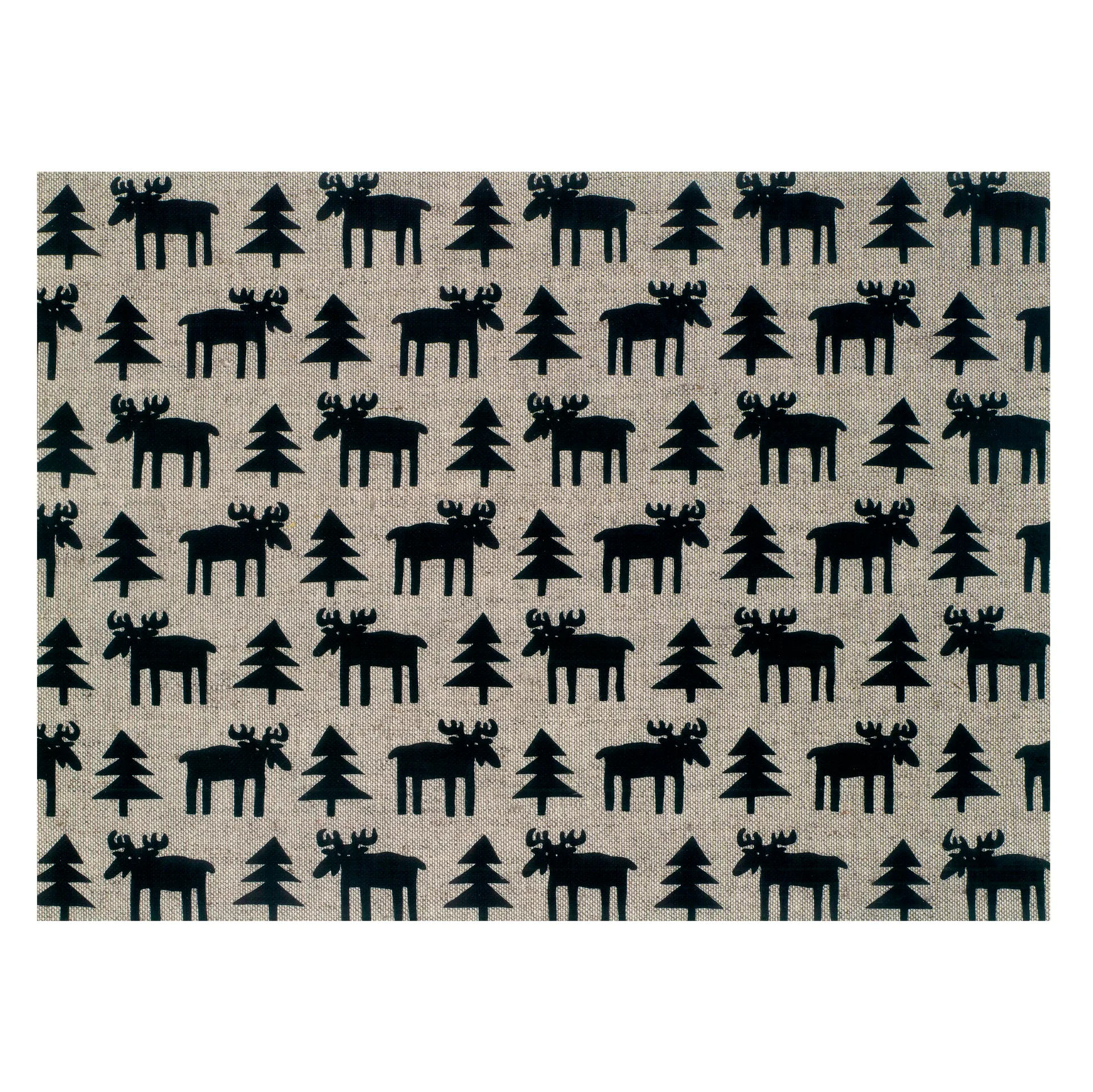 Moose 桌子 mat, 米色-黑色 Klippan Yllefabrik