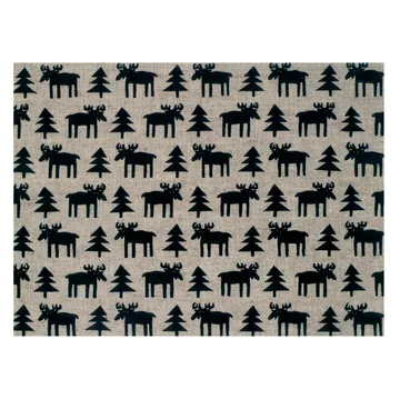 Moose 桌子 mat - 米色-黑色 - Klippan Yllefabrik