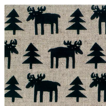 Moose 桌子 mat - 米色-黑色 - Klippan Yllefabrik