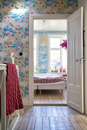 Oscar 羊毛 毯子 130x200 cm - 彩色 burgundy - Klippan Yllefabrik