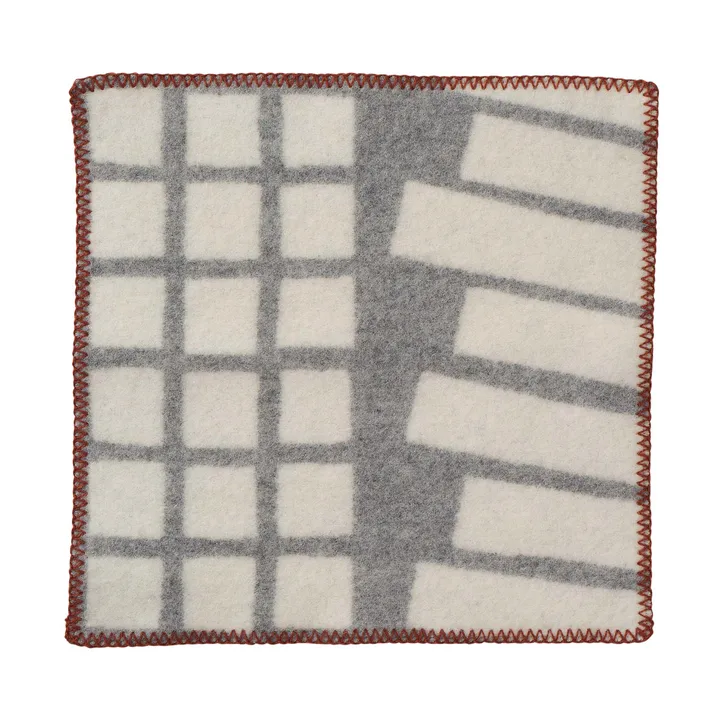 Sankt Petri 座垫43x43cm - 浅灰色 - Klippan Yllefabrik
