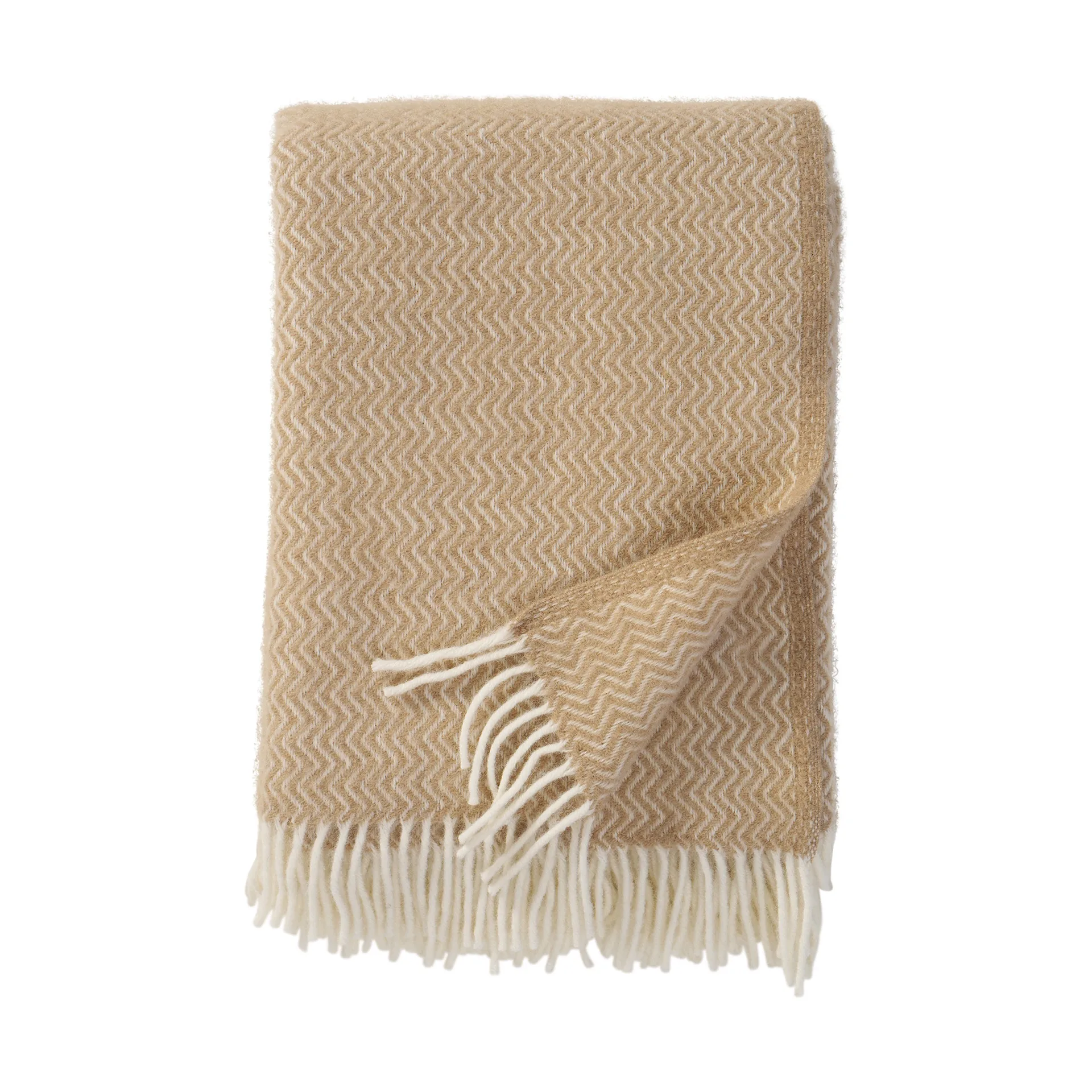 Sorbet 羊毛 毯子 130x200 cm, Sandy beach Klippan Yllefabrik