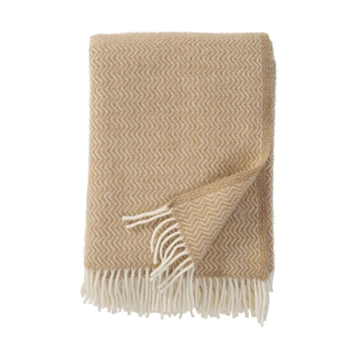 Sorbet 羊毛 毯子 130x200 cm - Sandy beach - Klippan Yllefabrik