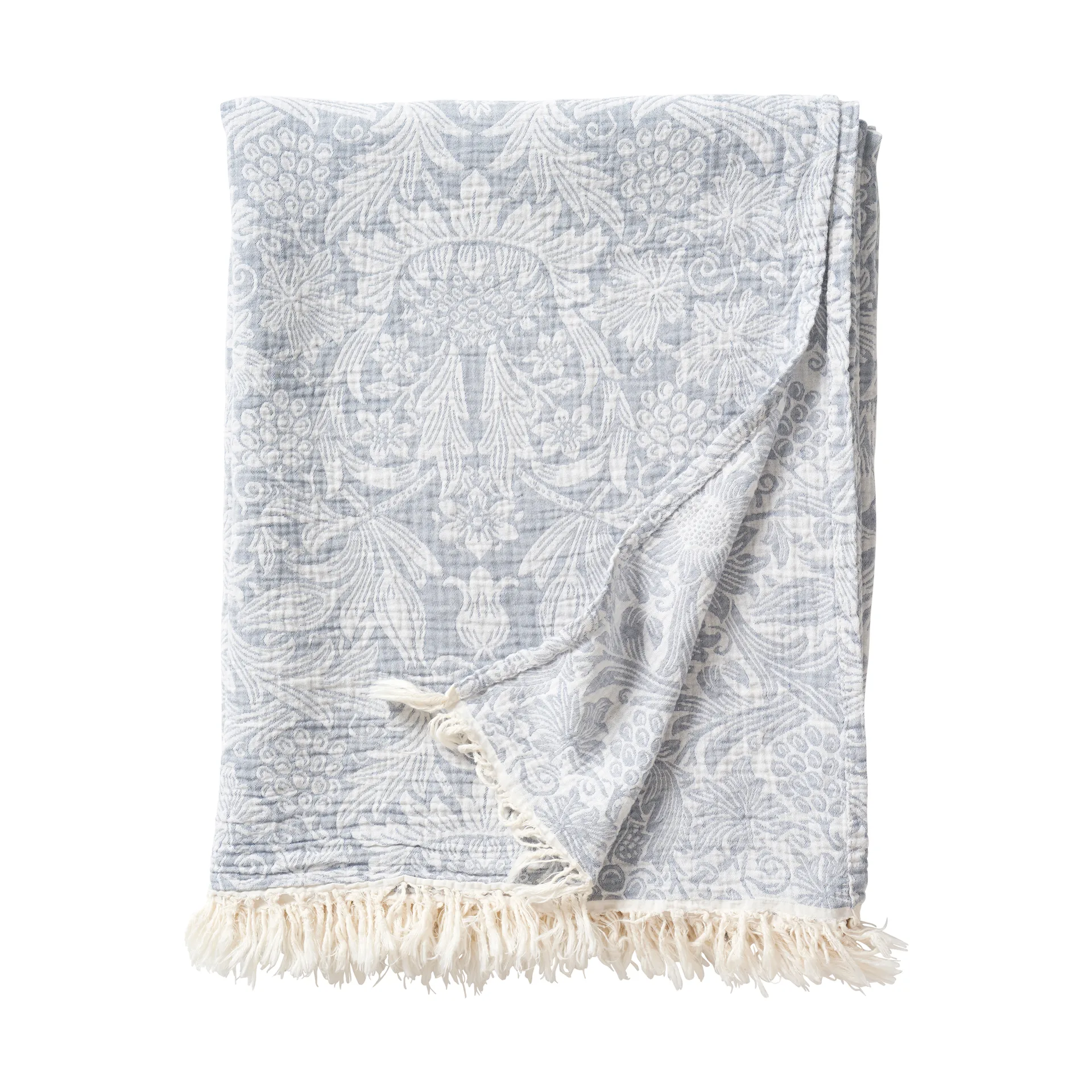 Sunflower 棉毯子 140x200 cm, Dark denim Klippan Yllefabrik