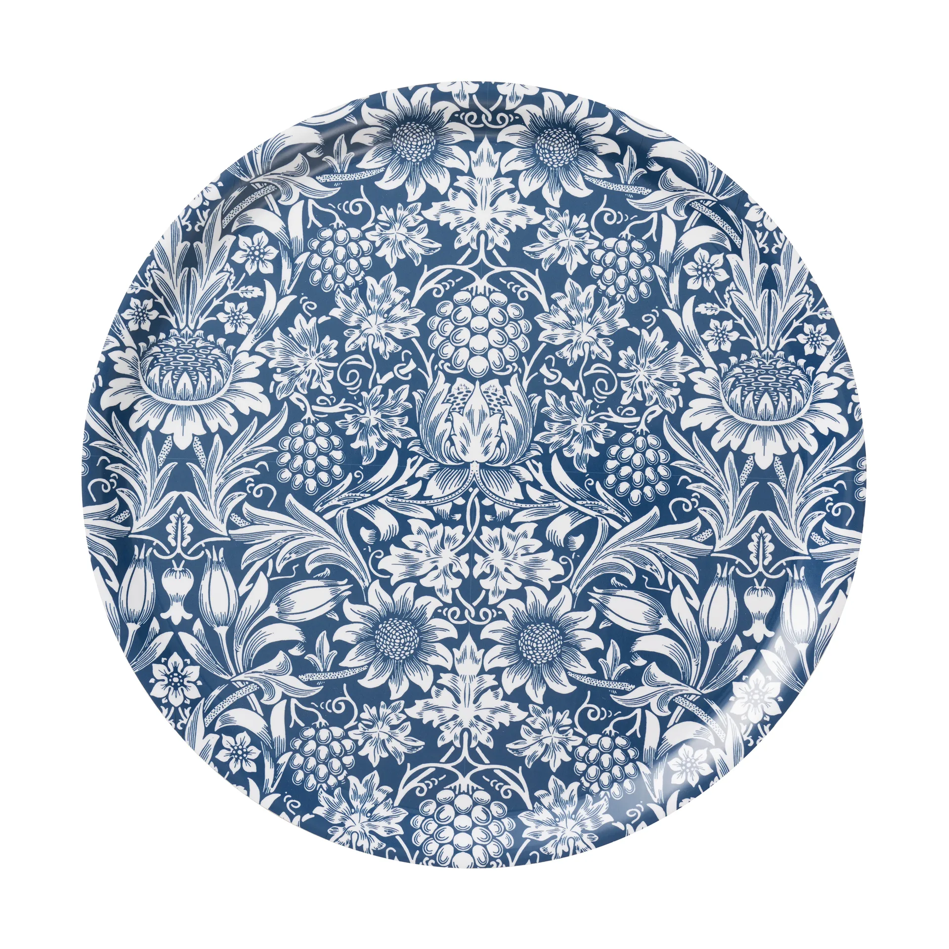 Sunflower 托盘 Ø38 cm, Dark denim Klippan Yllefabrik