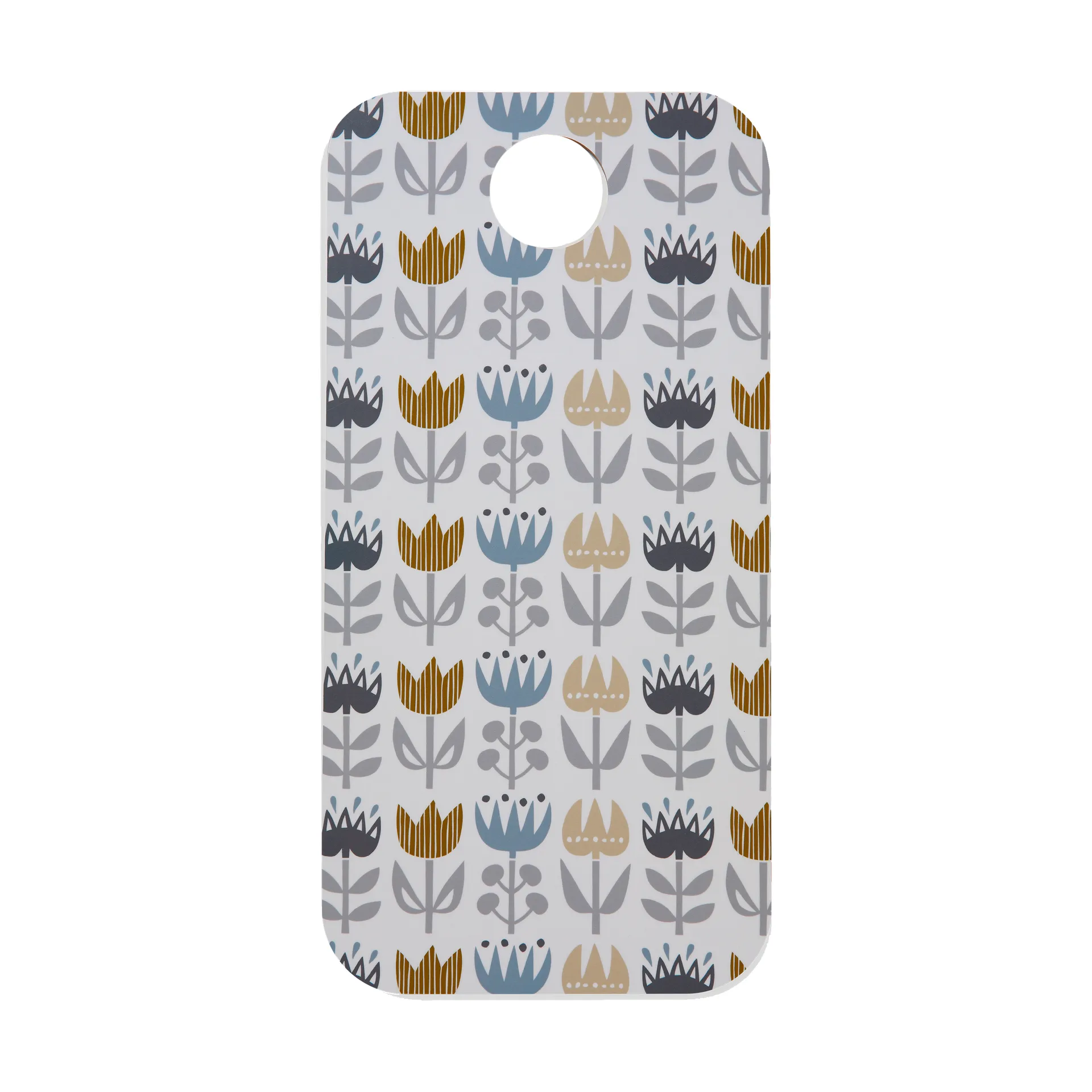 Tulip 切菜板/砧板 20x40 cm, 灰色-彩色 Klippan Yllefabrik