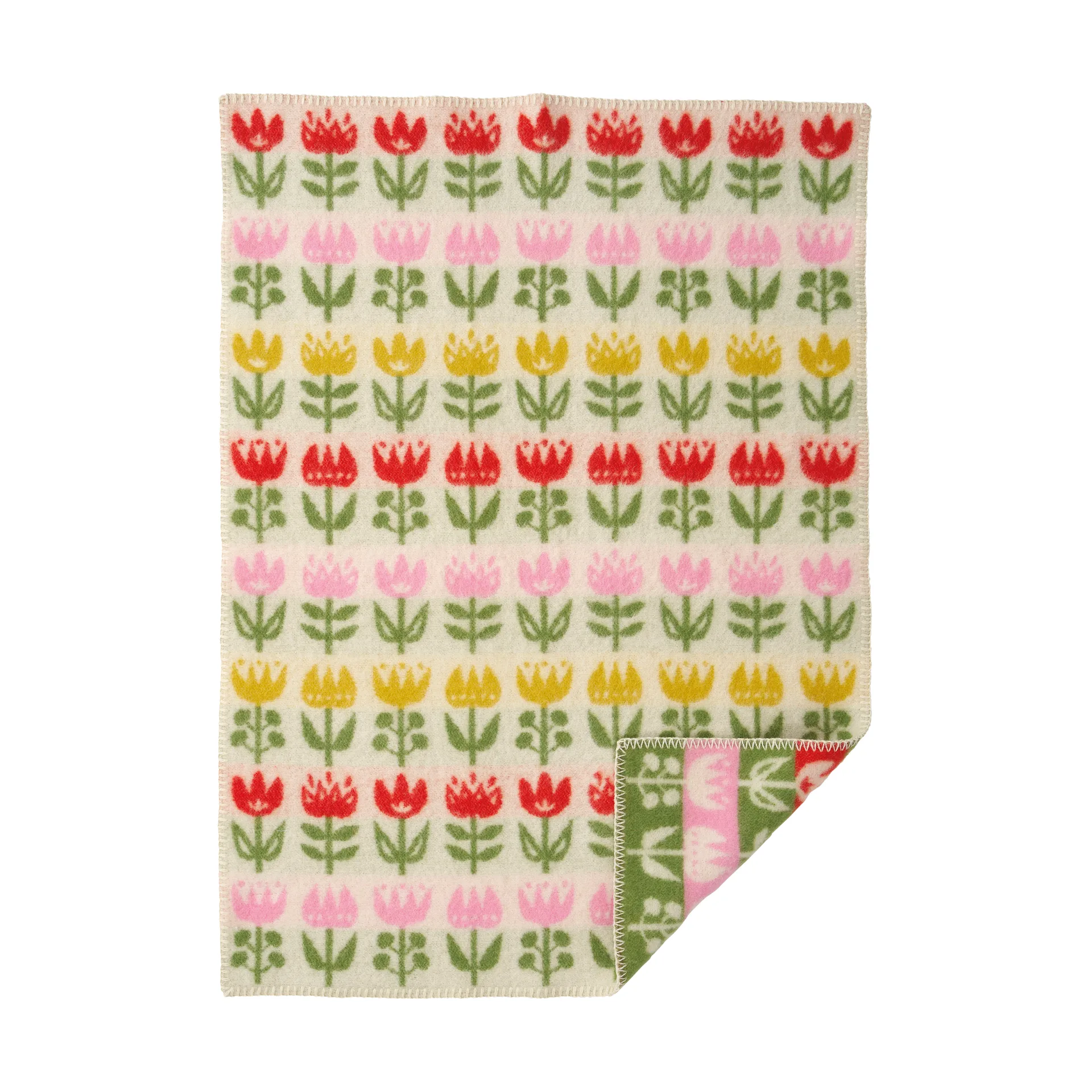 Tulip 婴儿毯 65x90 cm, 彩色 Klippan Yllefabrik