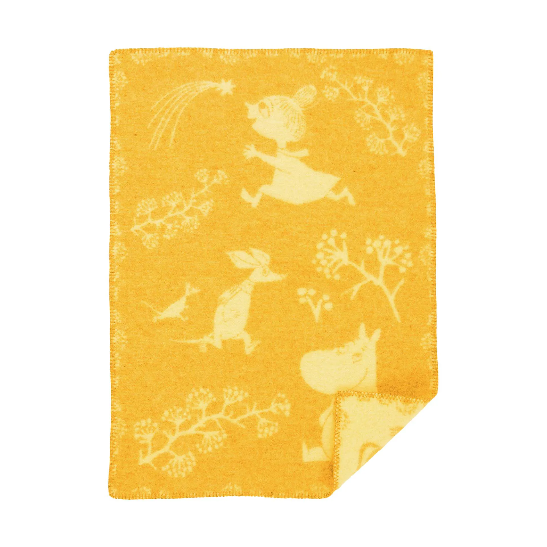 姆明 Winterland 婴儿毯 65x90 cm, Winter sun Klippan Yllefabrik