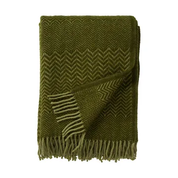 Zigzag 羊毛 毯子 130x200 cm - Basil - Klippan Yllefabrik
