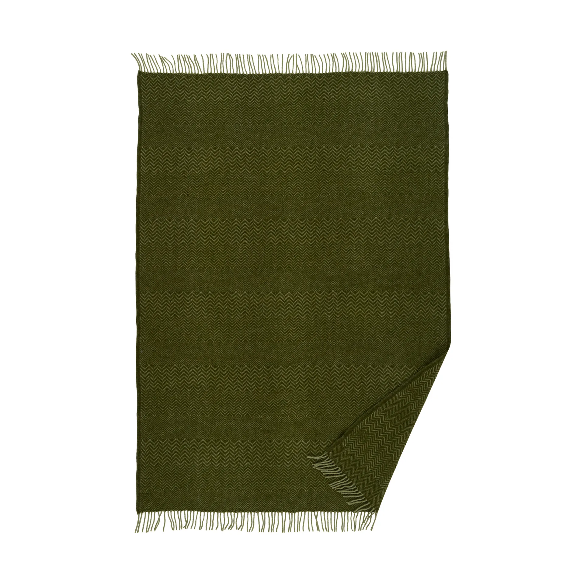 Zigzag 羊毛 毯子 130x200 cm, Basil Klippan Yllefabrik