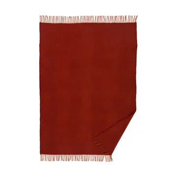 Zigzag 羊毛 毯子 130x200 cm - Ruby - Klippan Yllefabrik