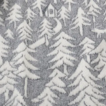 森林之屋羊毛毯 - 灰色 - Klippan Yllefabrik