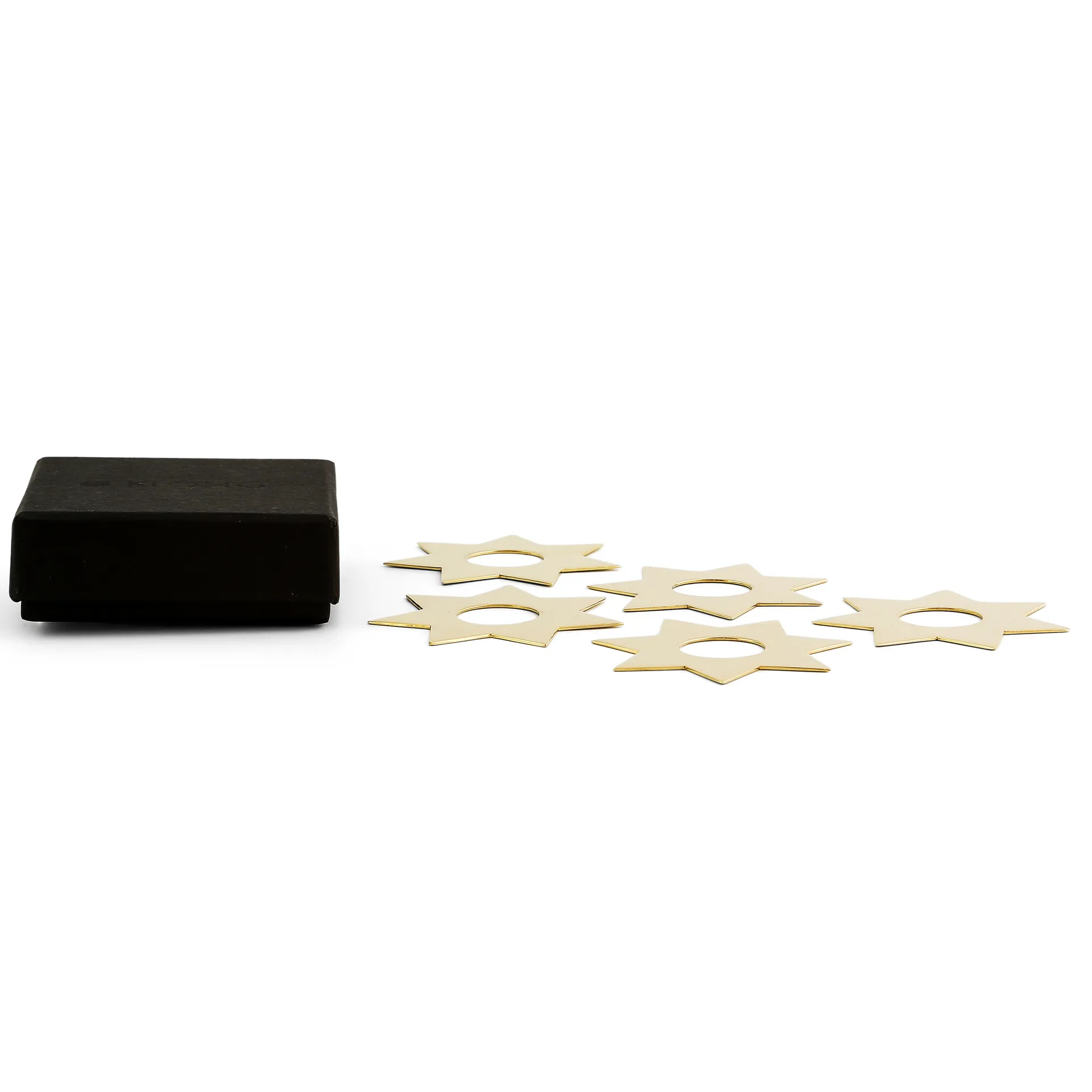 Constella manschett stars 5 pack, Brass KLONG