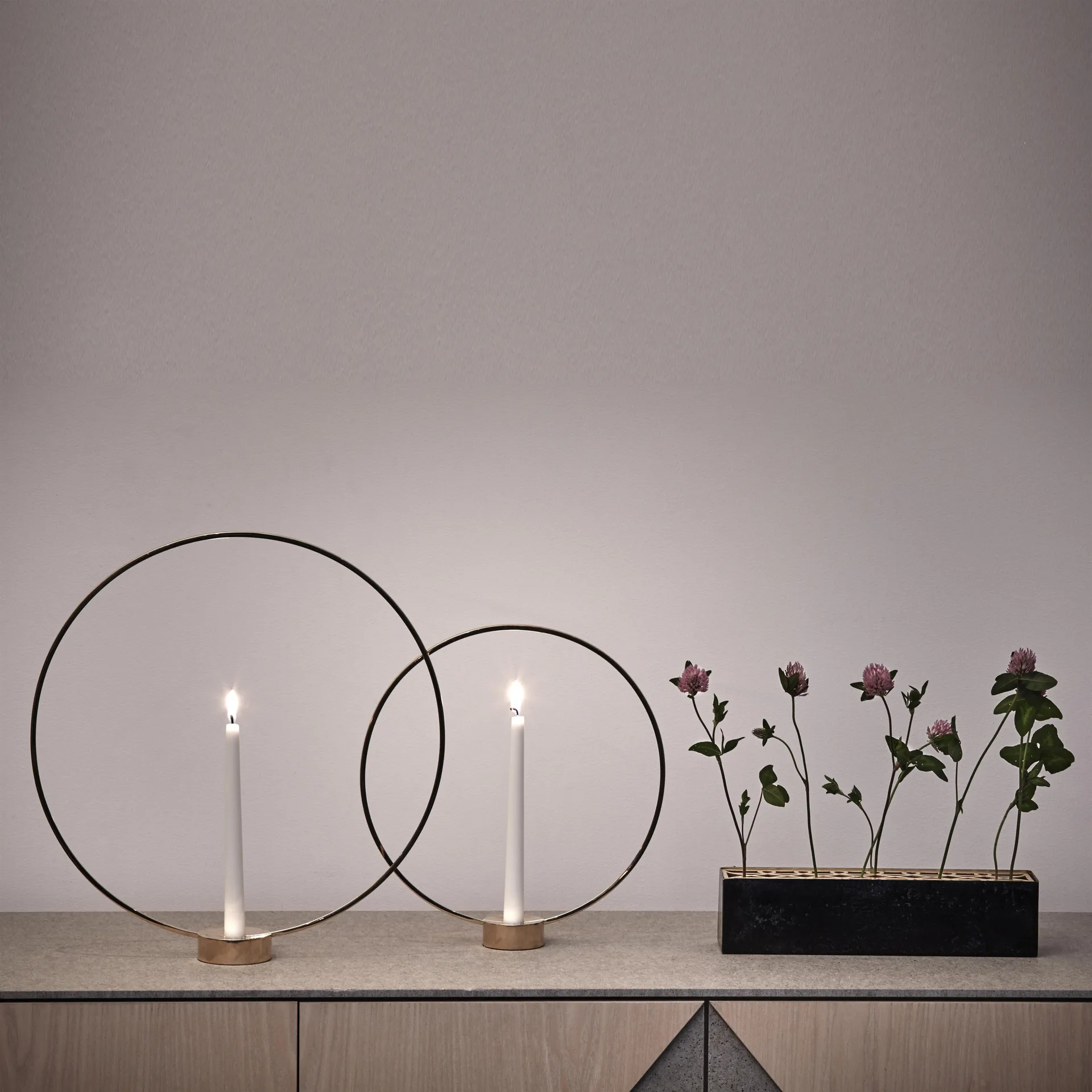 Gloria 烛台 , small, brass KLONG