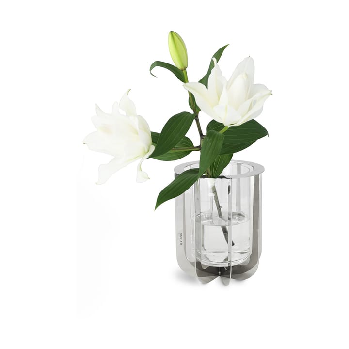 Jazz爵士系列 花瓶 20cm , 银色 KLONG