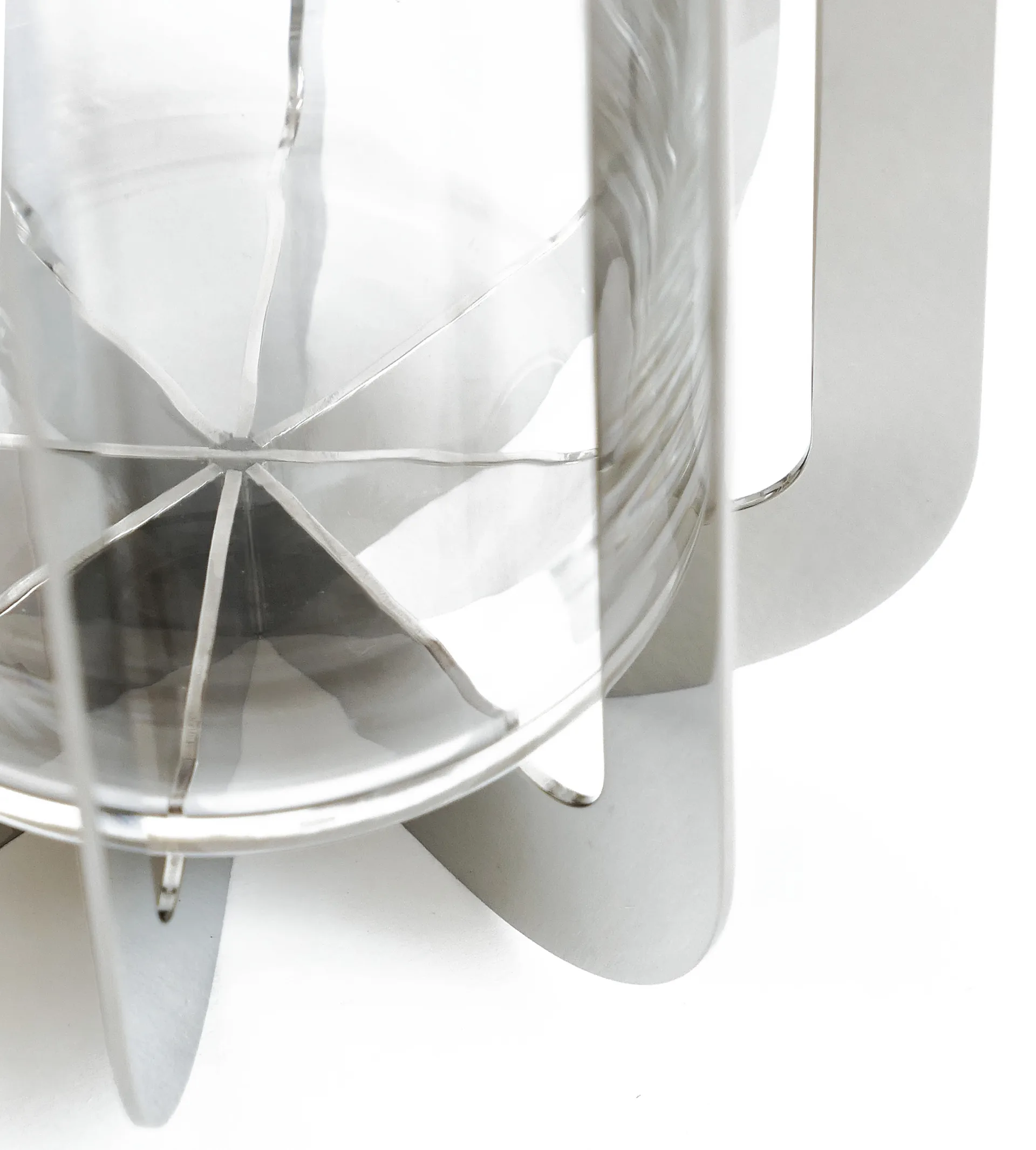 Jazz爵士系列 花瓶 20cm , 银色 KLONG