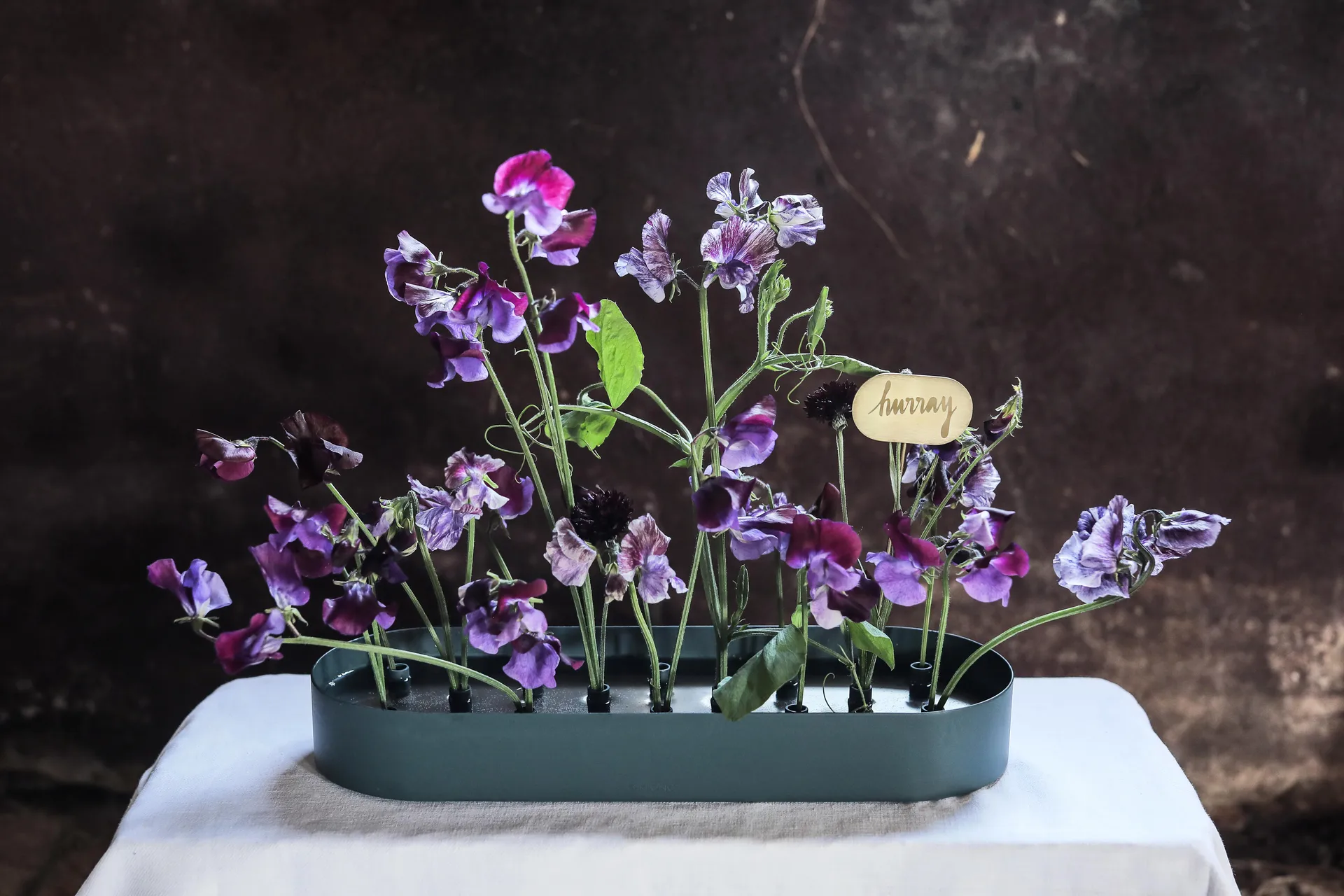 Jubel multifunctional 花瓶 45x14 cm, Steel-蓝色 KLONG