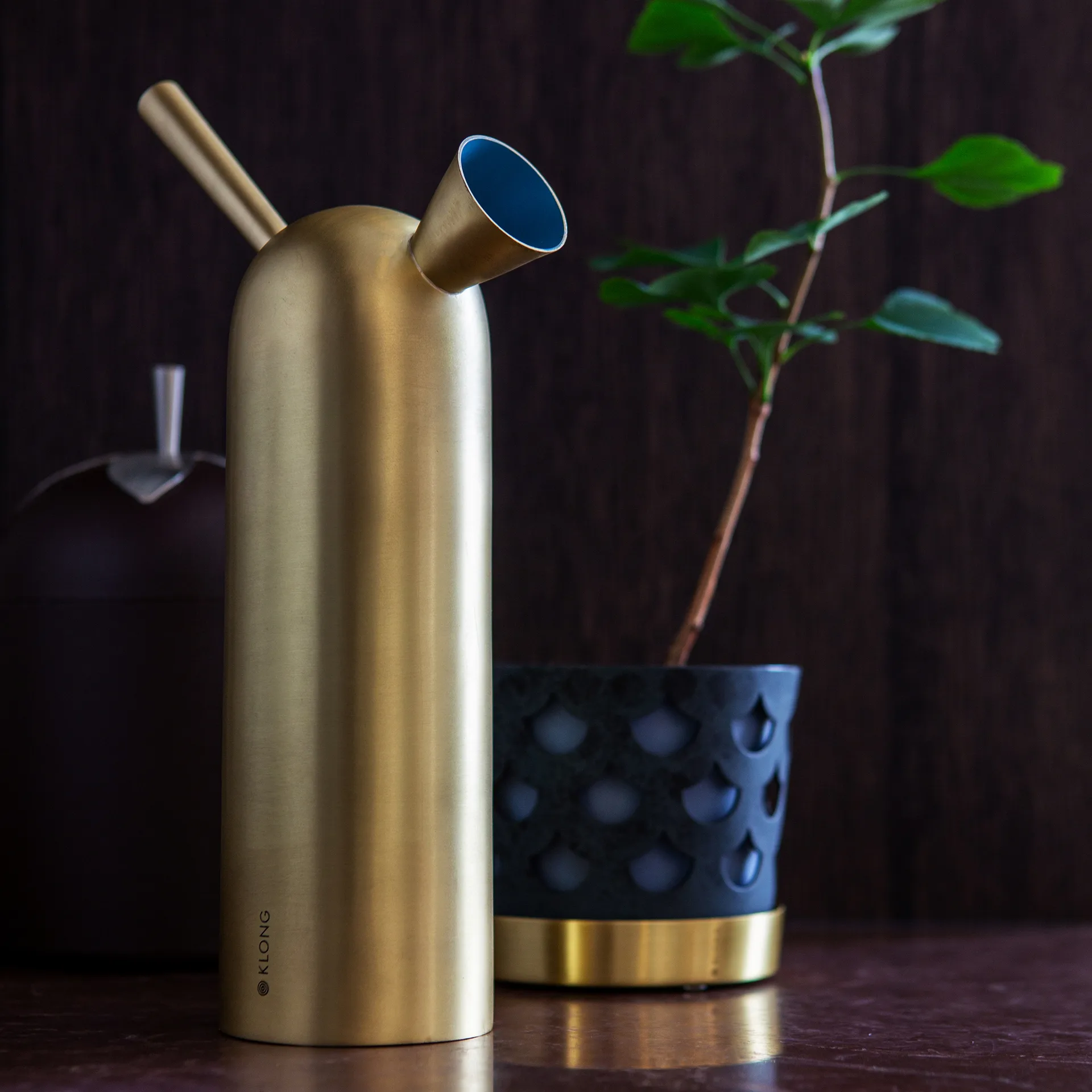KLONG Svante 北欧风轻奢浇水壶, brass KLONG