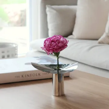 Löv 花瓶-烛台 - 不锈钢。10cm - KLONG