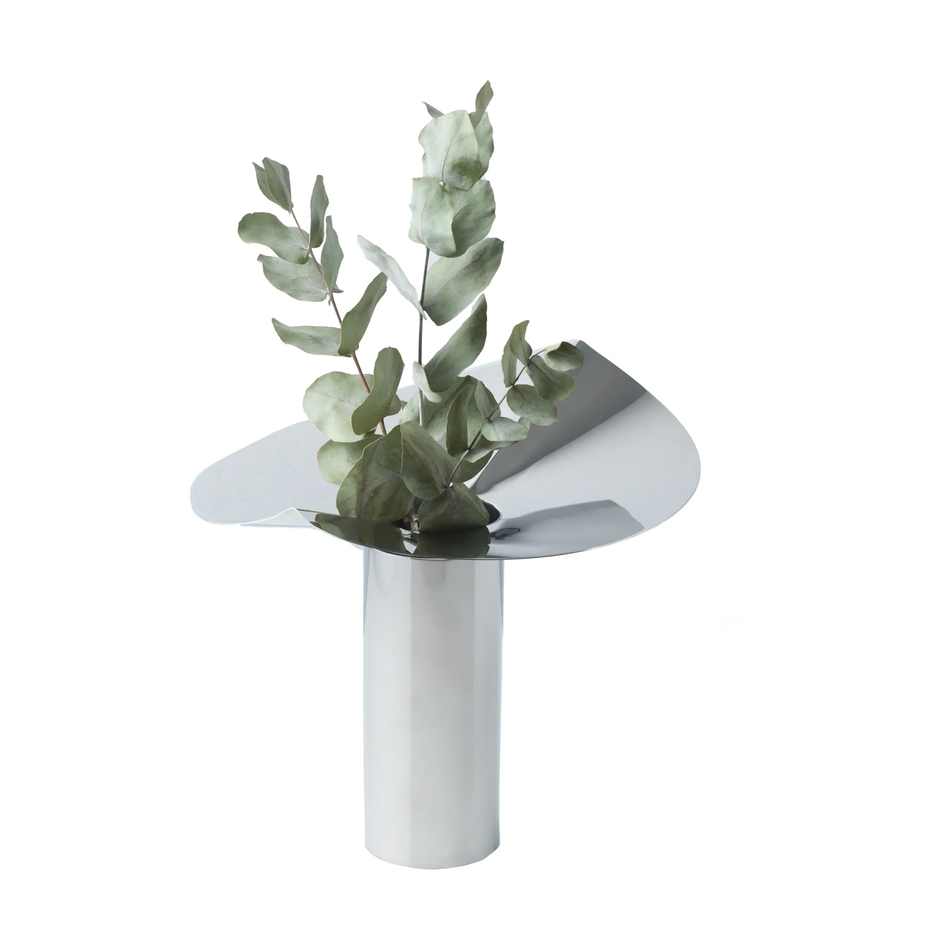Löv 花瓶-烛台, 不锈钢, 22.5 cm KLONG